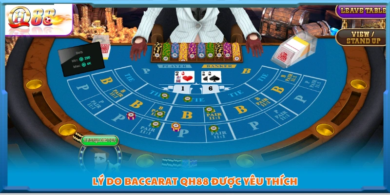 Điểm hấp dẫn khiến Baccarat QH88