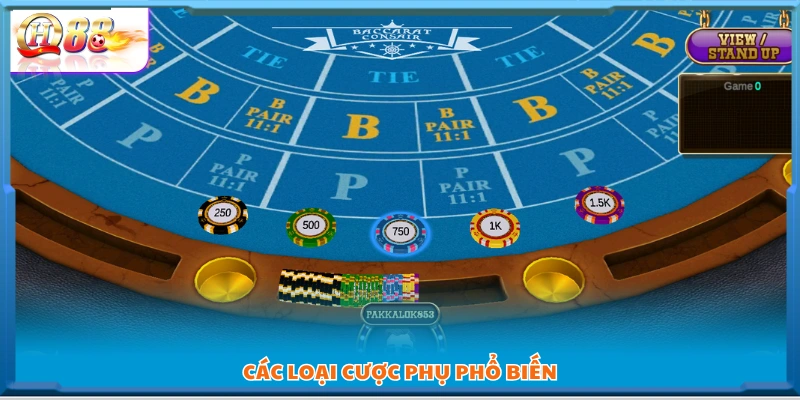 Danh sách các loại cược phụ