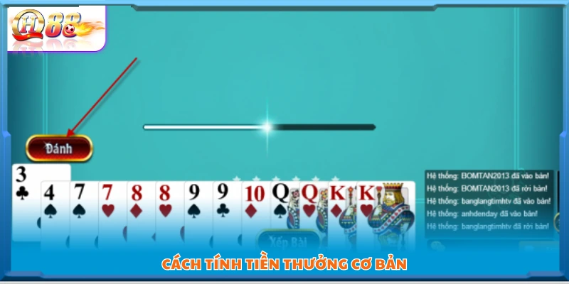 Quy tắc trả thưởng theo số lá và mức phạt trong mỗi ván